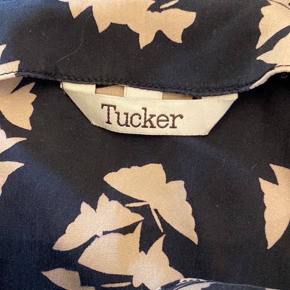 Tucker V-Neck, Short Sleeve, 95% Silk Top, Tunic or Mini Dress - Picture 5 of 10